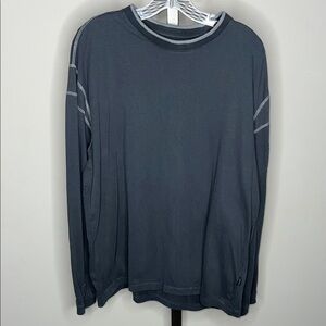EUC KOMMANDO™ CREW Size XXL Carbon Gray Long Sleeve Shirt